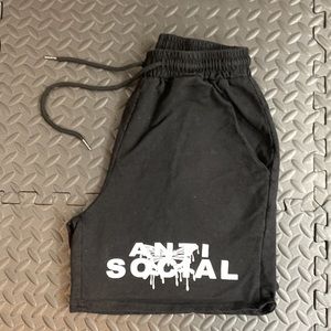 Anti Social Unisex Shorts size S